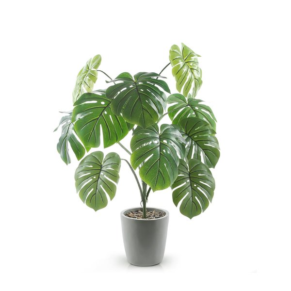 Forever Leaf Faux 2.5 ft. Monstera Plant w/Pot FL05105